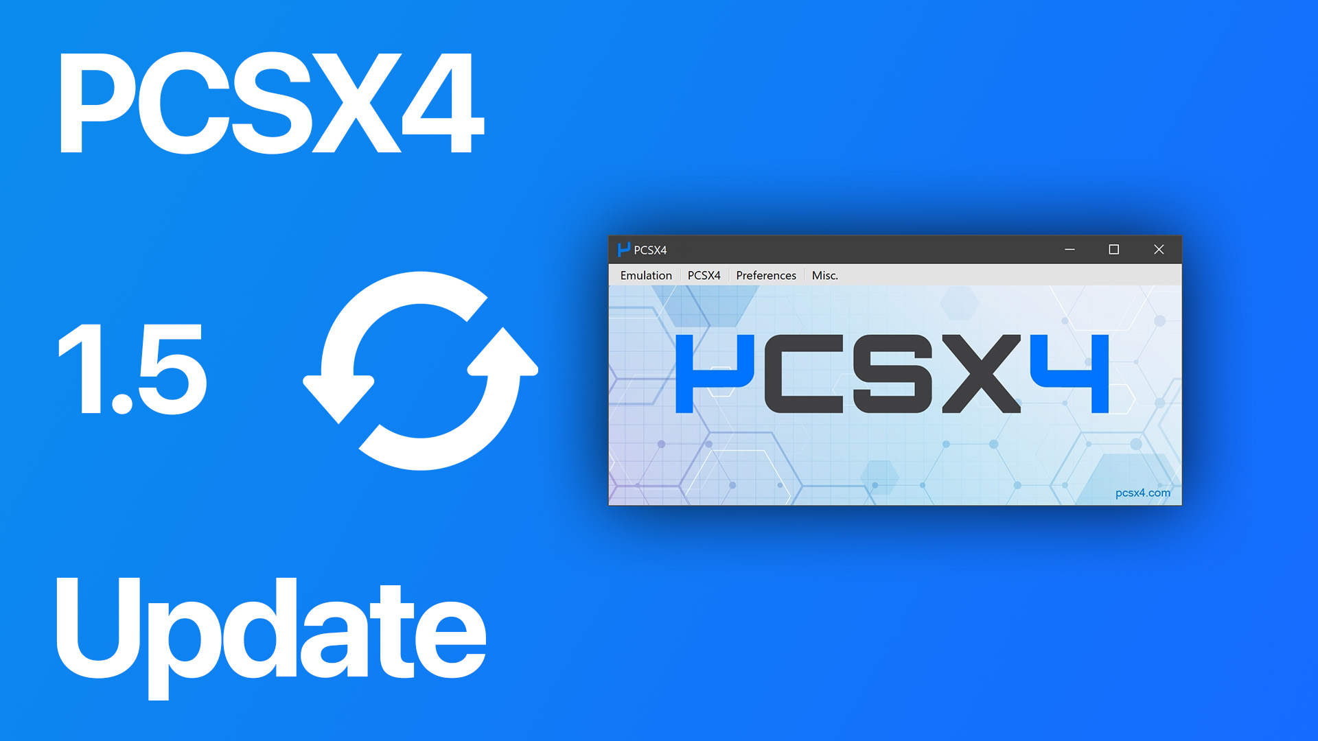 Cover Image for PCSX4 1.5 update release info and major changes.