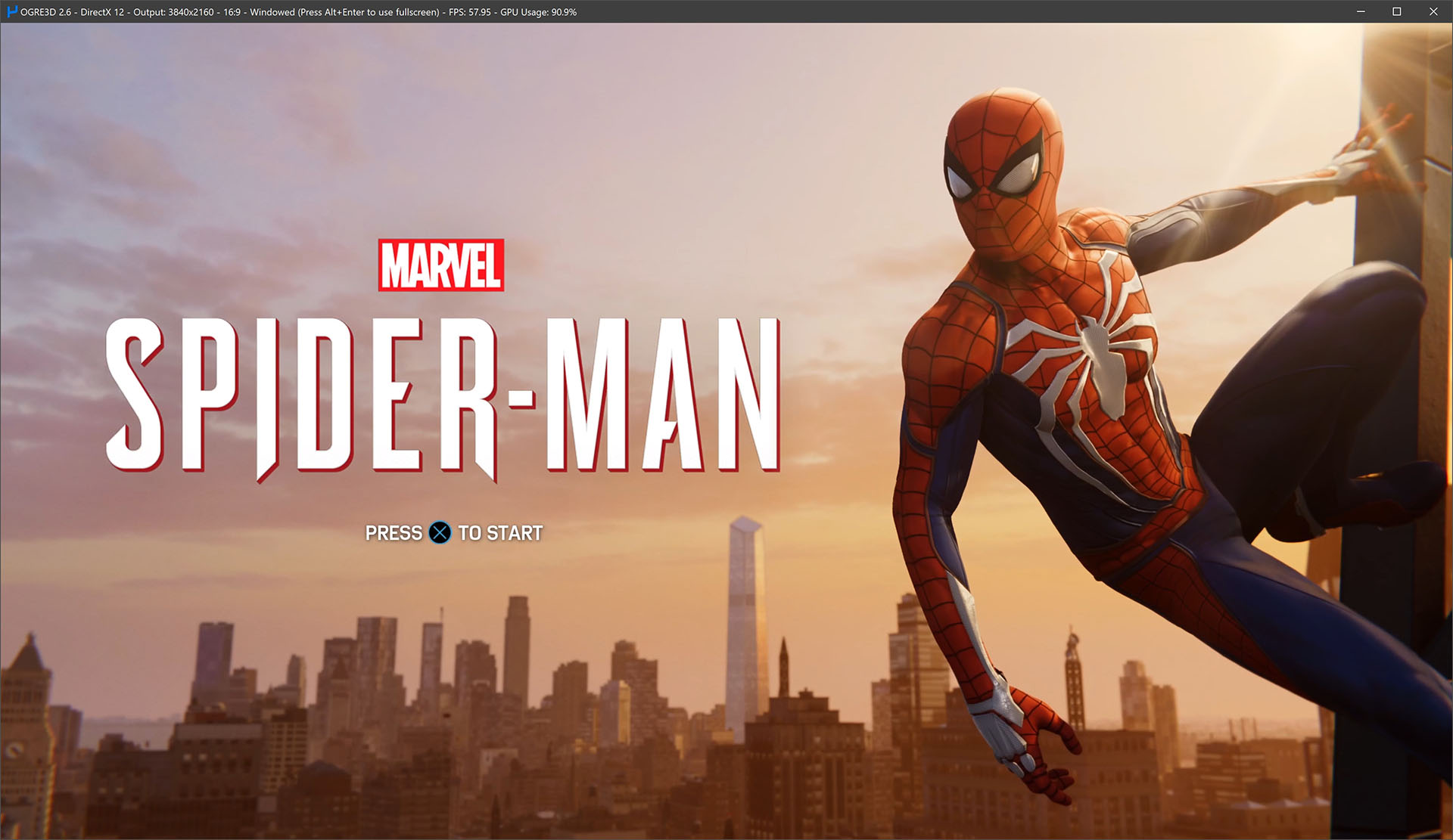 Spider-Man (2018) runs on PC with PS4 Emulator.